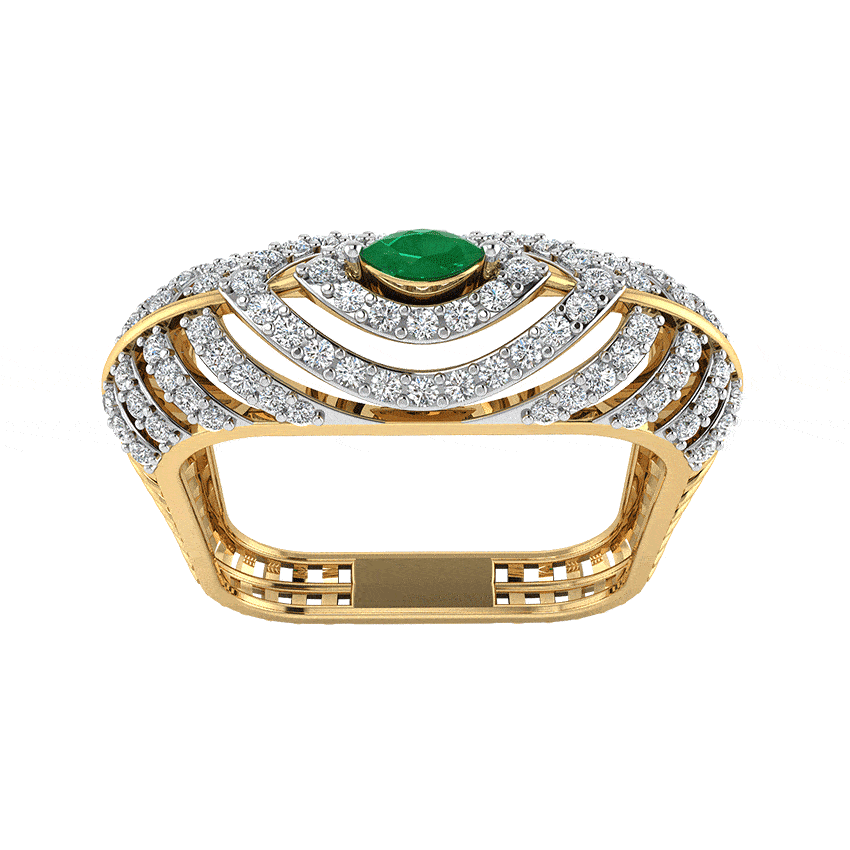 Velvet Flame Diamond Cocktail Ring