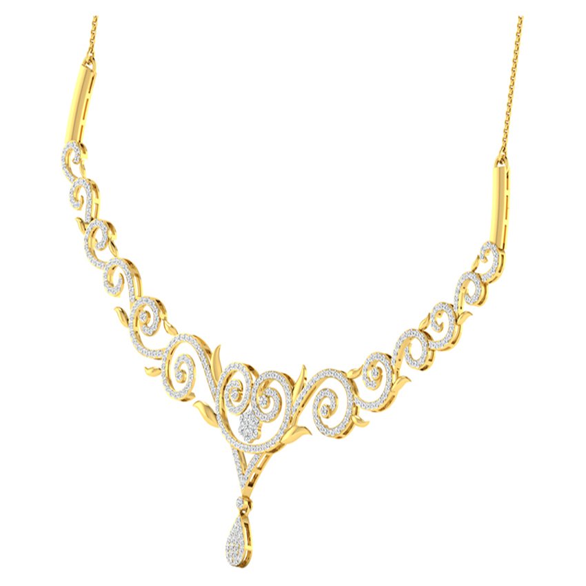 Vintage Opulence Diamond Necklace Set