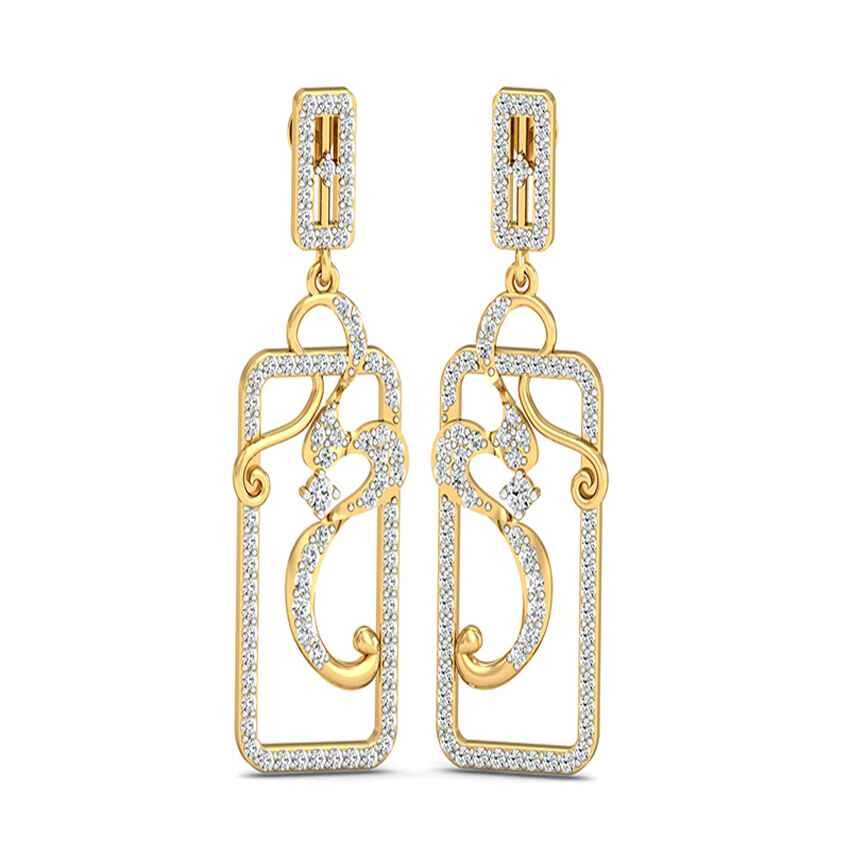 Diamond Radiant Glow Earrings