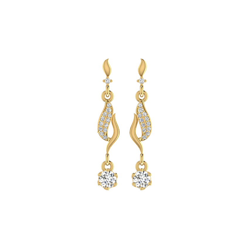 Twilight Crest Diamond Earrings