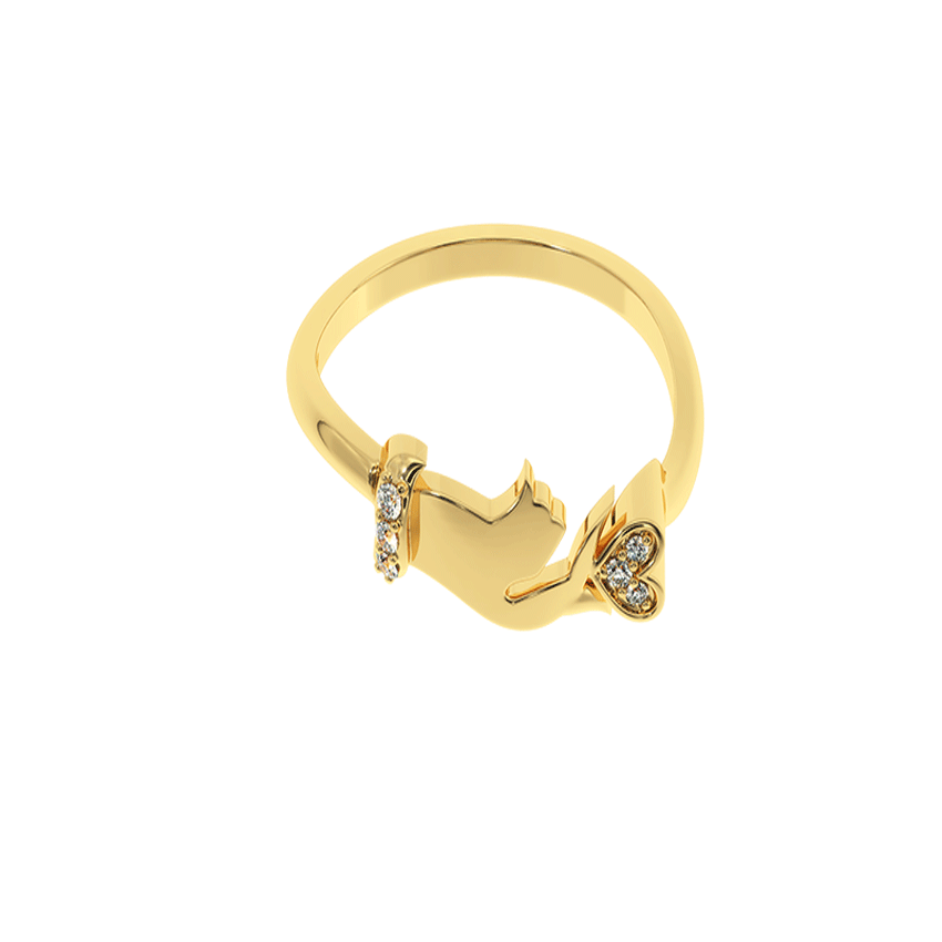 Deeply Yours Diamond Love Ring