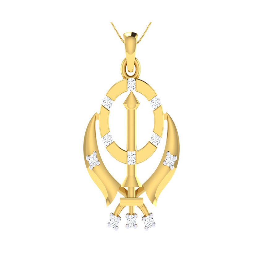 Diamond Amrit Pendant