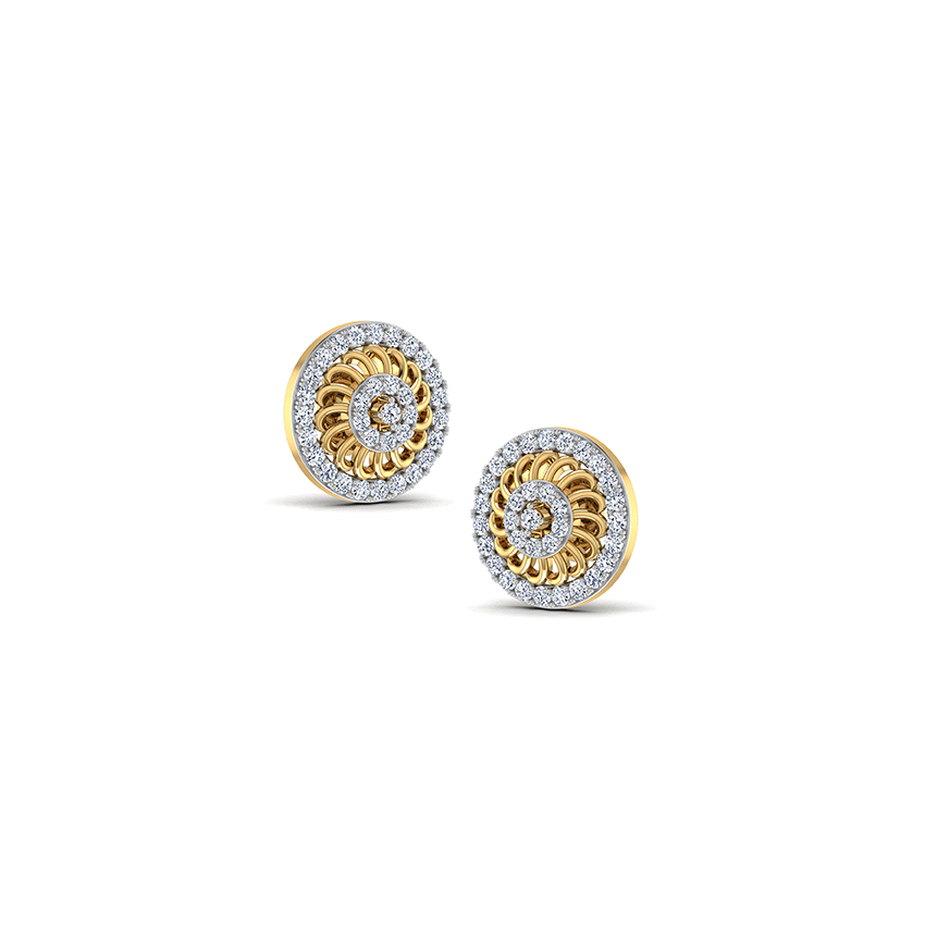Sun-Kissed Radiance Diamond Earrings