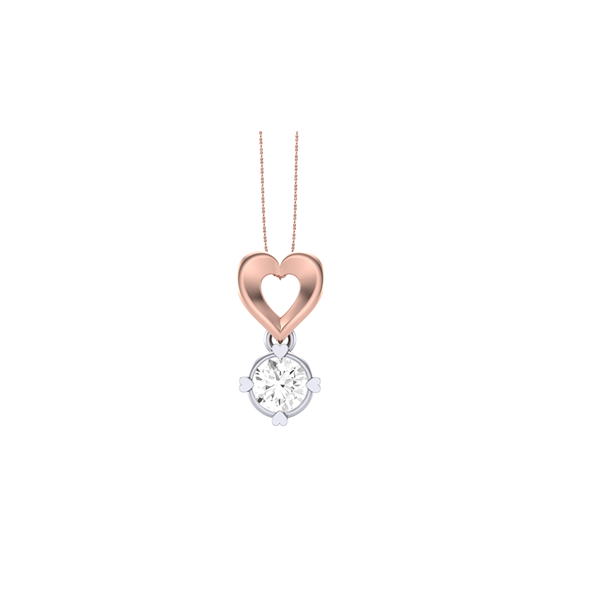 Golden Sheen Diamond Pendant