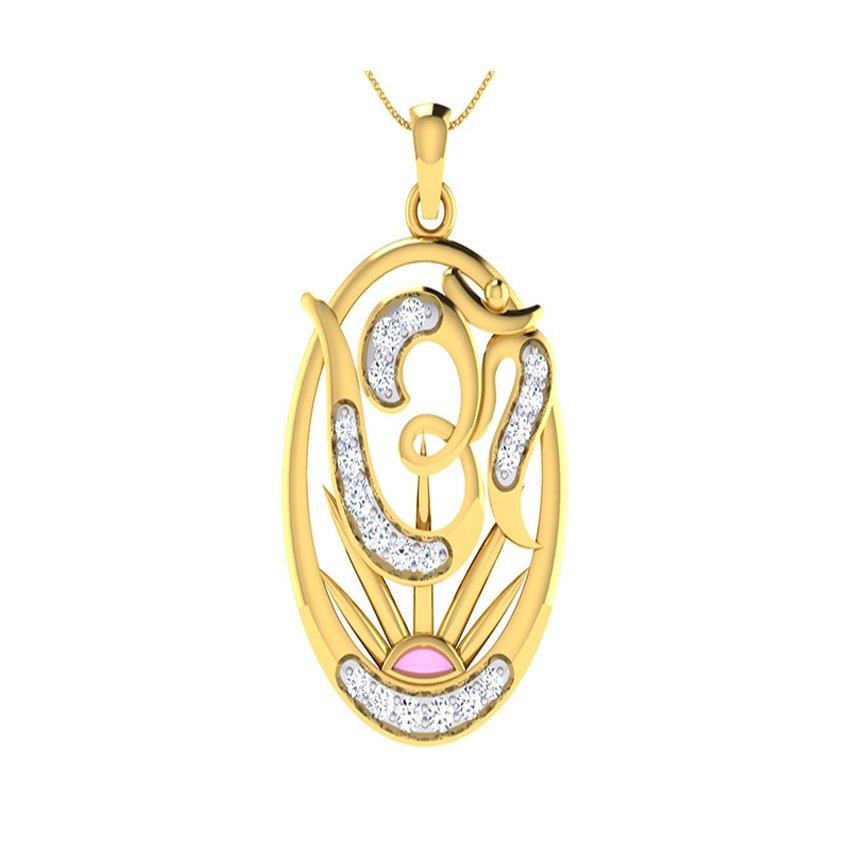 Eternal Om Diamond Pendant