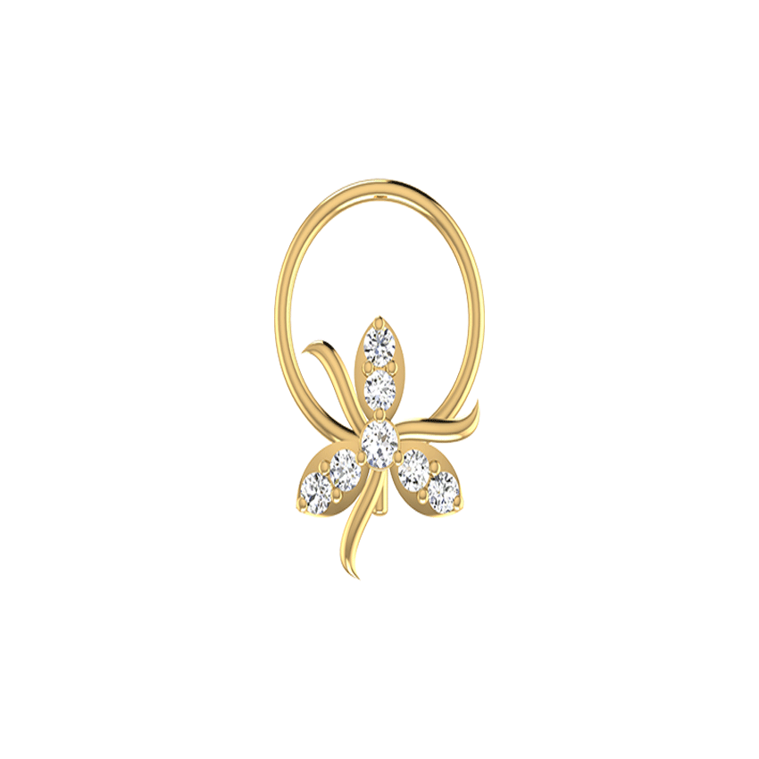 Petal Glow Diamond Nosepins