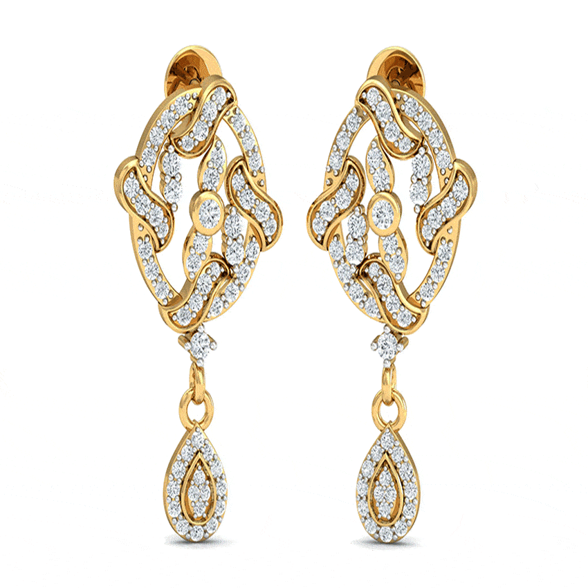 Celestial Halo Diamond Earrings