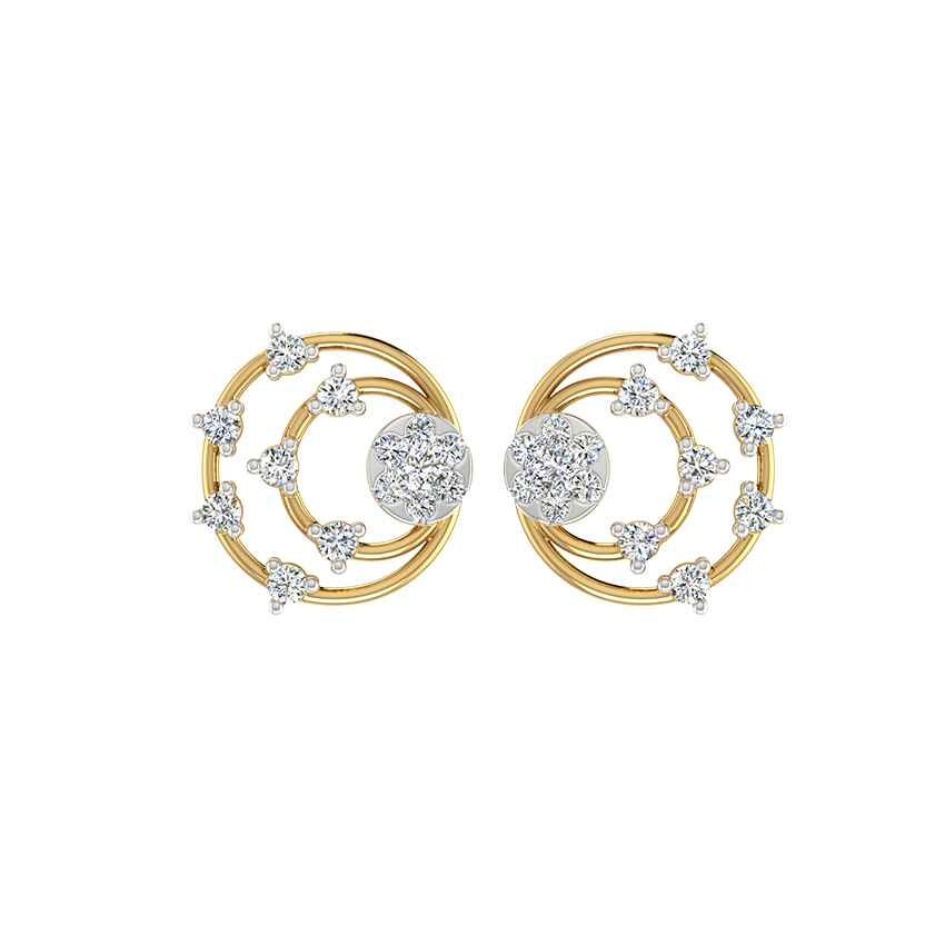 Lustrous Symphony Diamond Earrings