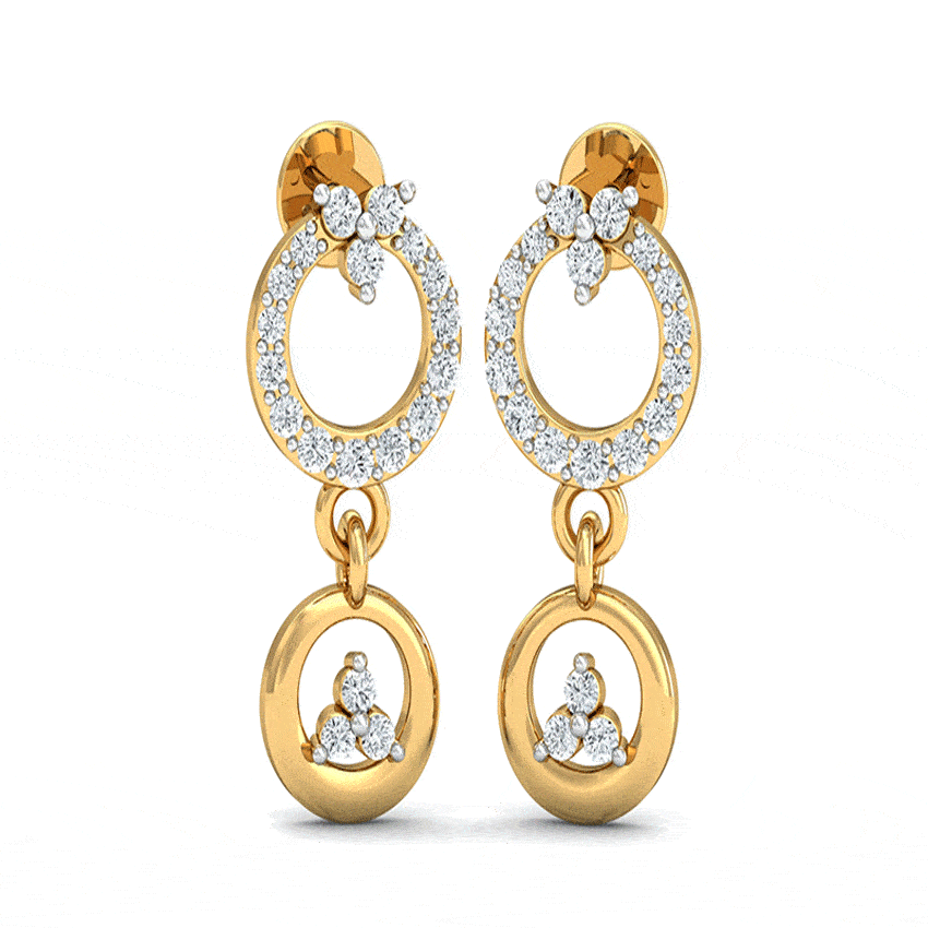 Crystal Mirage Diamond Earrings