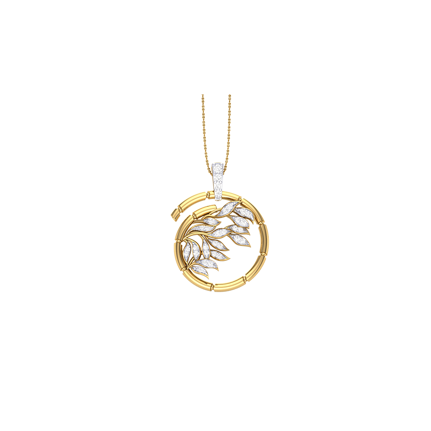 Spinel Shine Diamond Pendant