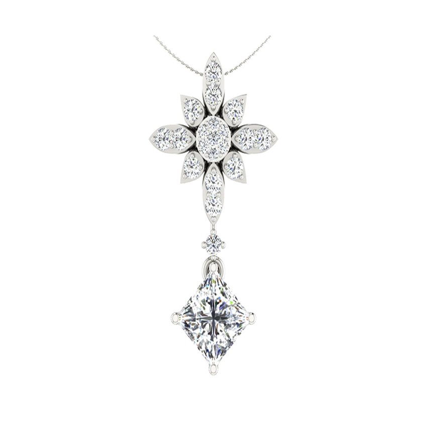 Velvet Gleam Diamond Pendant
