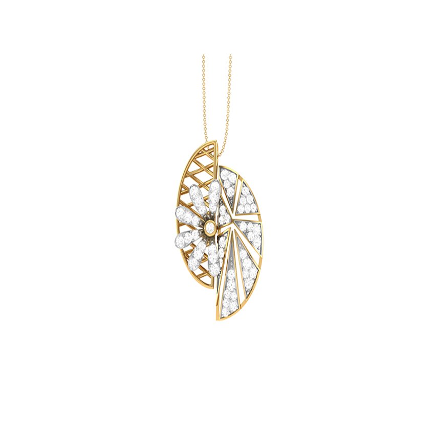 Diamond Enchanted Crest Pendant