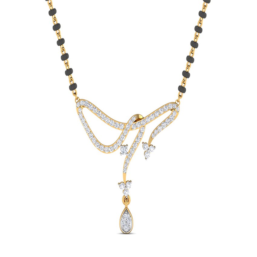 Morning Dew Diamond Mangalsutra Set