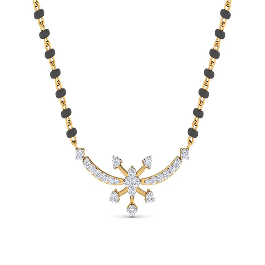 Diamond Divinity Mangalsutra Pendant