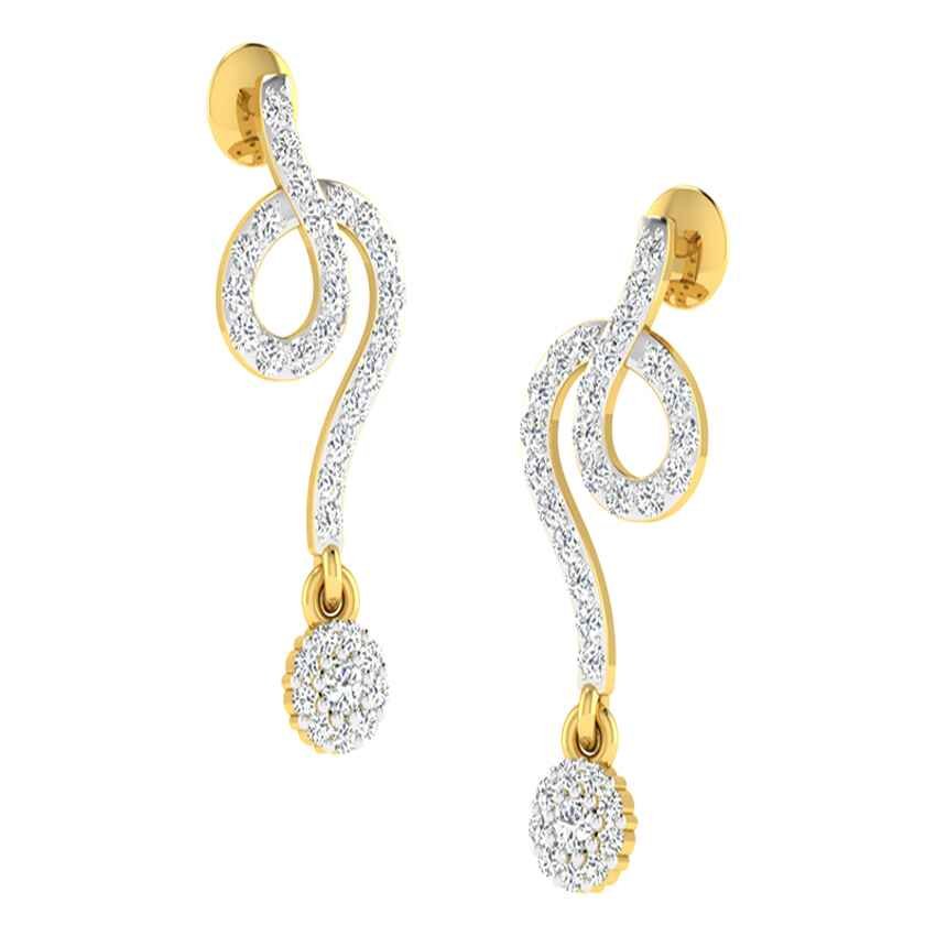 Lustrous Diamond Earrings