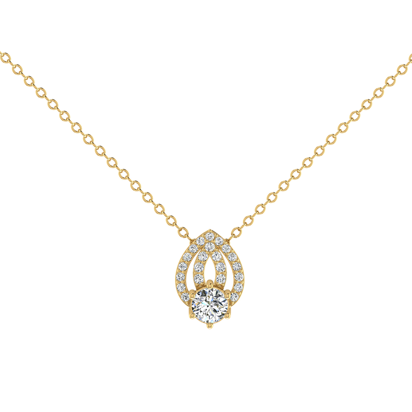 Peach Spark Pendant Set