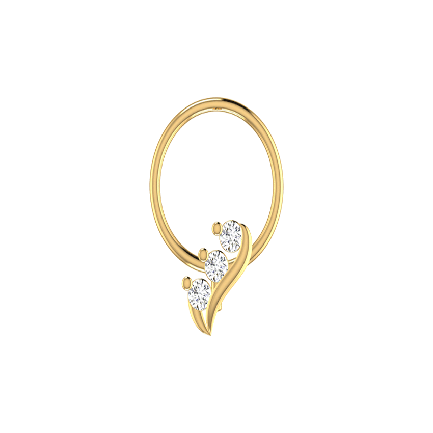 Diamond Velvet Beam Nosepin