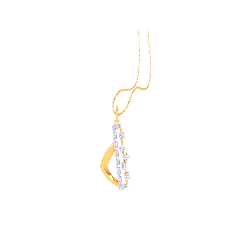 Diamond SereneFlare Pendant