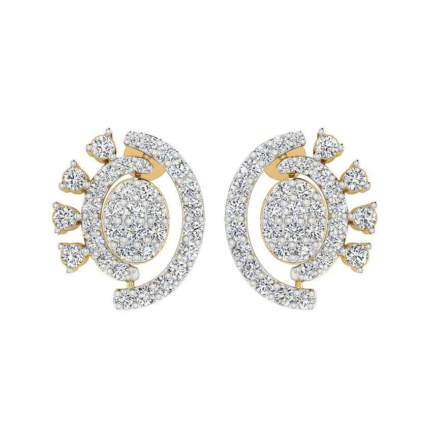 Lustrous Glow Diamond Earrings