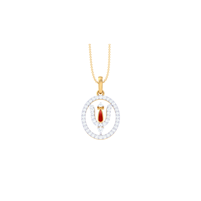 Balaji's Blessing Diamond Pendant