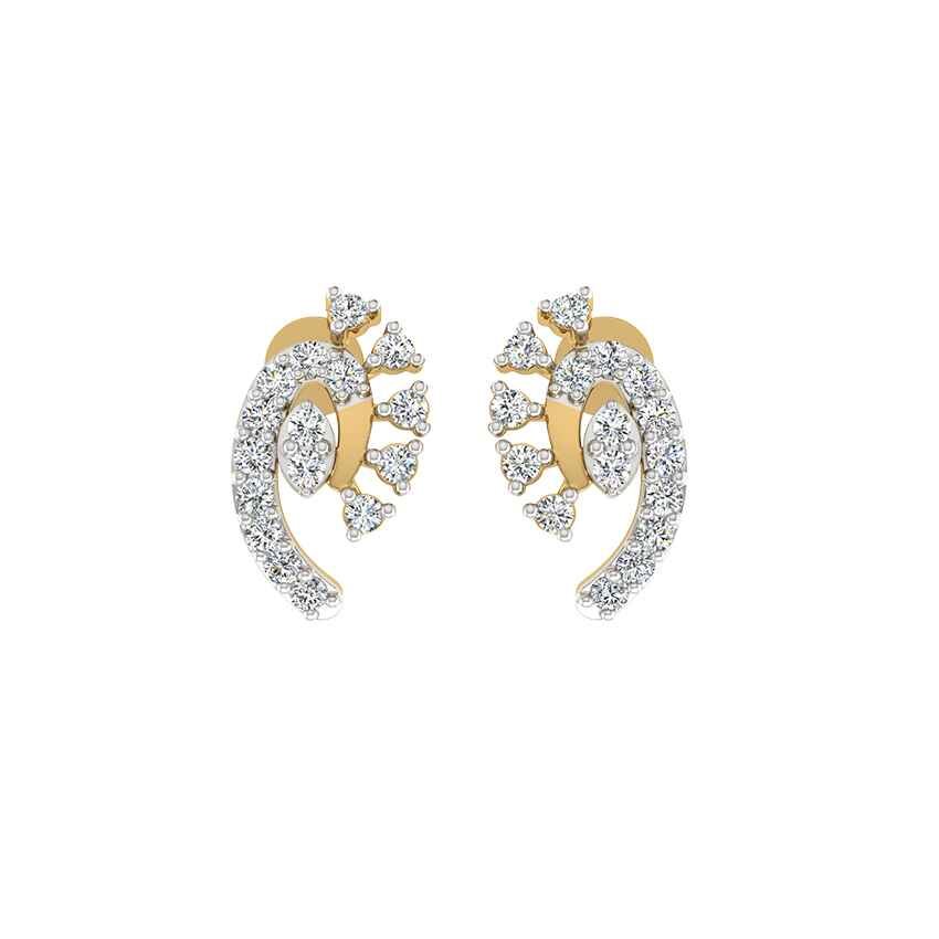 Moonbeam Dazzle Diamond Earrings