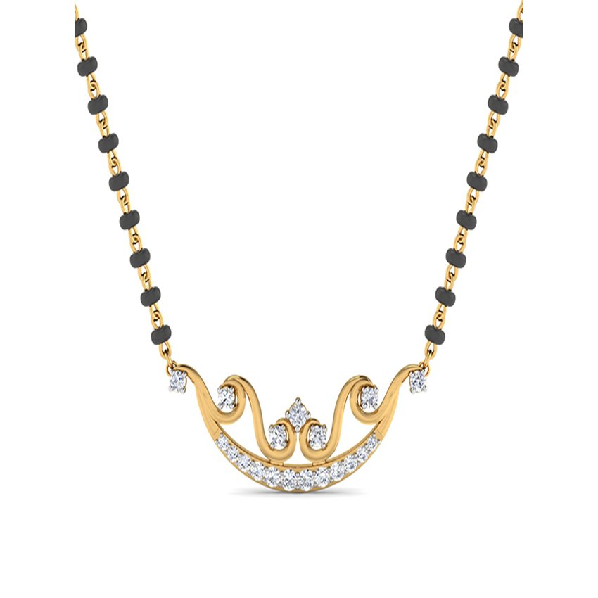 Diamond Ethreal Mangalsutra Pendant