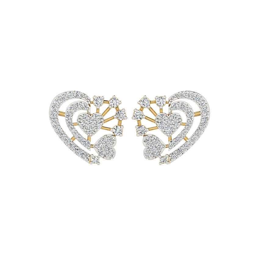 Whispering Spark Diamond Earrings