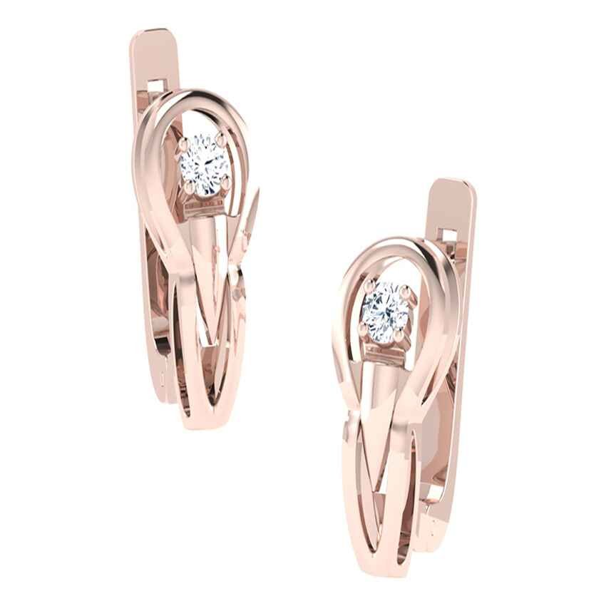 Diamond Roma Hoop Earrings