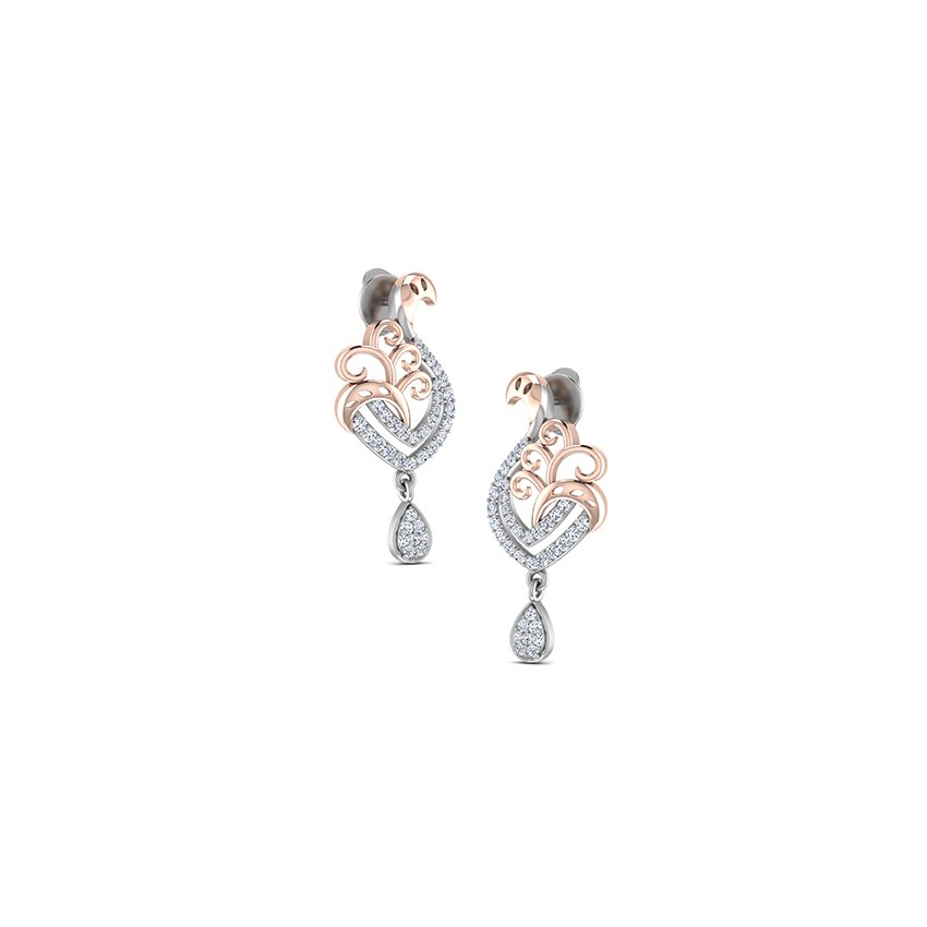 Halo Mist Diamond Earrings