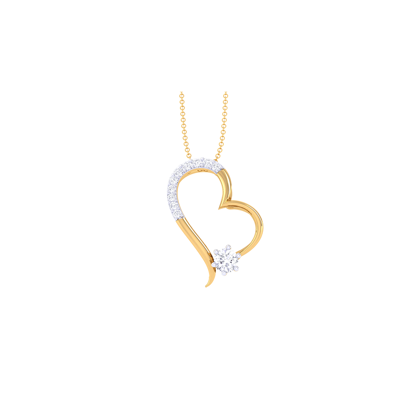 Chalcedony Charm Diamond Pendant