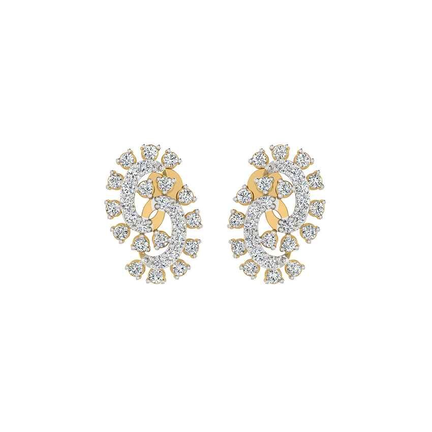 Dewdrop Spark Diamond Earrings