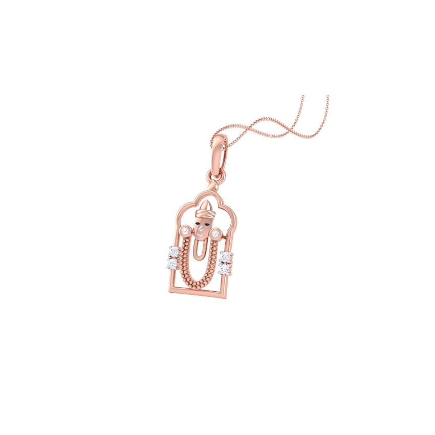 Devotion Flame Diamond Pendant