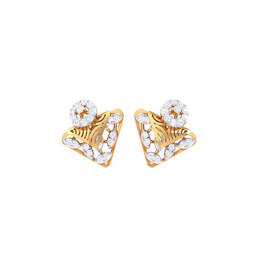 Diamond Golden Haze Earrings