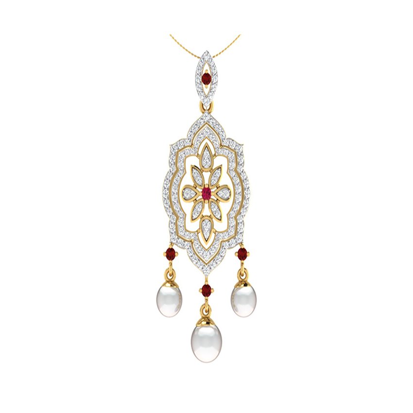 Twilight Crest Diamond Pendant