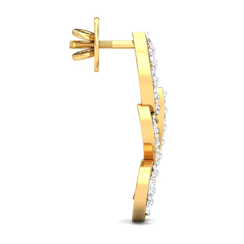 Fiery Diamond Earrings