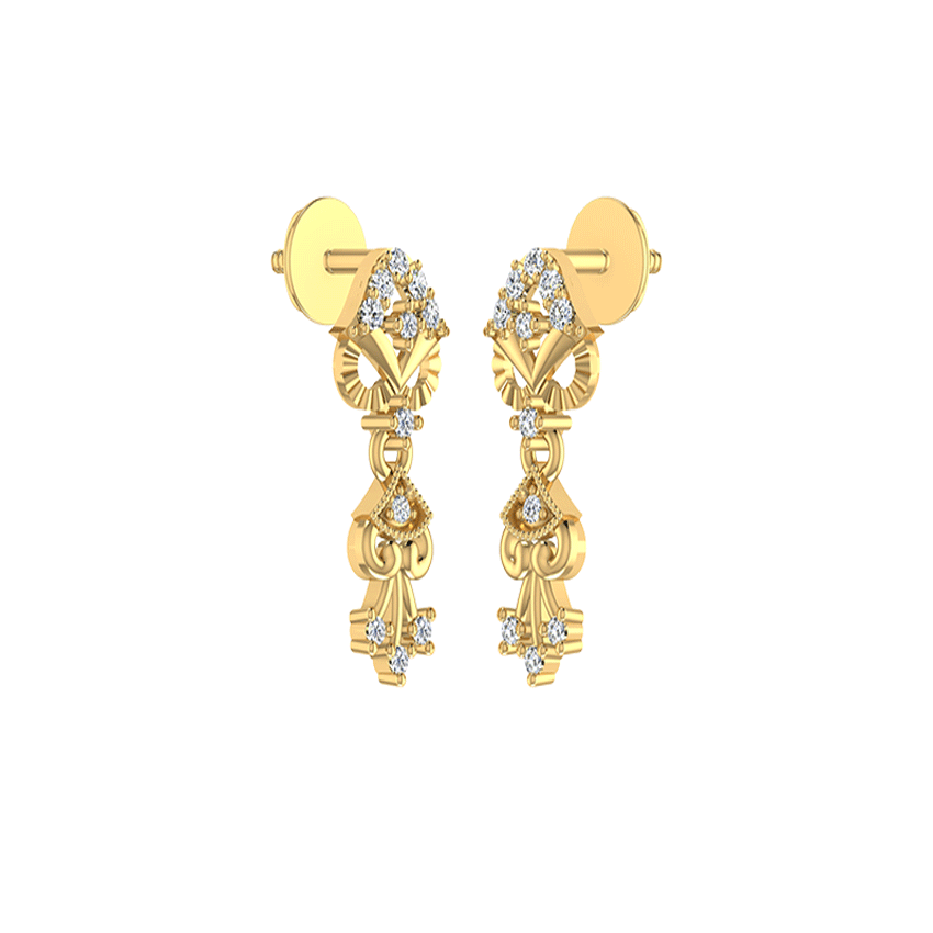 Gilded Charm Fancy Earrings