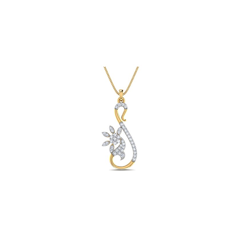 Golden Dawn Diamond Pendant Set