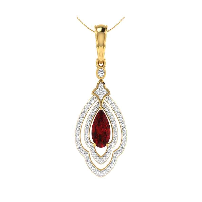 Ethereal Glow Diamond Pendant