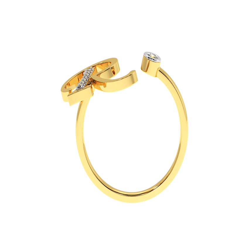 Regalia Diamond R Ring