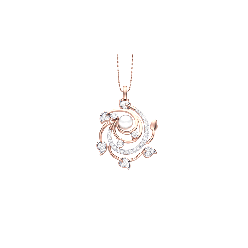 Amethyst Glow Diamond Pendant