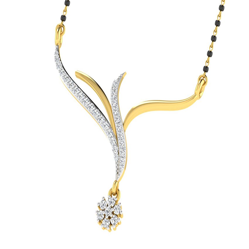 Graceful Symphony Diamond Mangalsutra