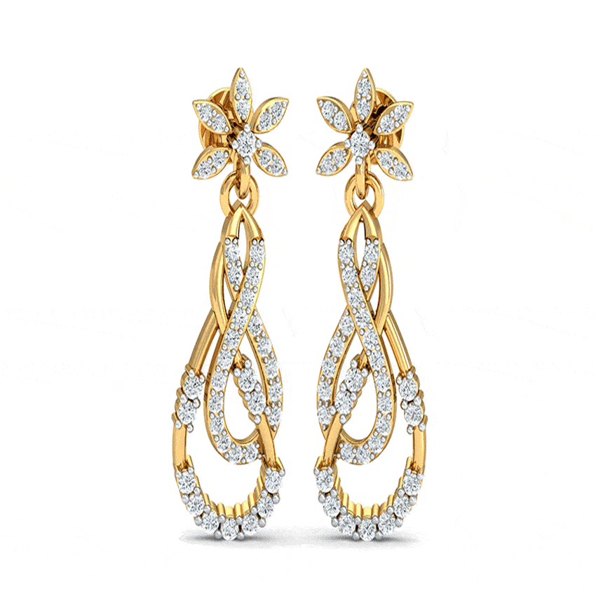 Symmetry Glow Diamond Earrings