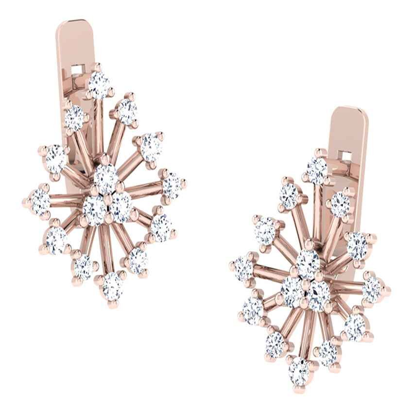 Diamond Oomph Hoop Earrings