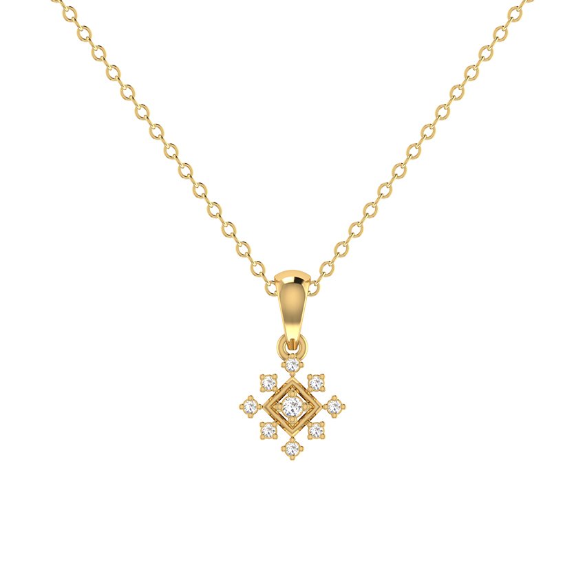 Satin Dew Diamond Pendant