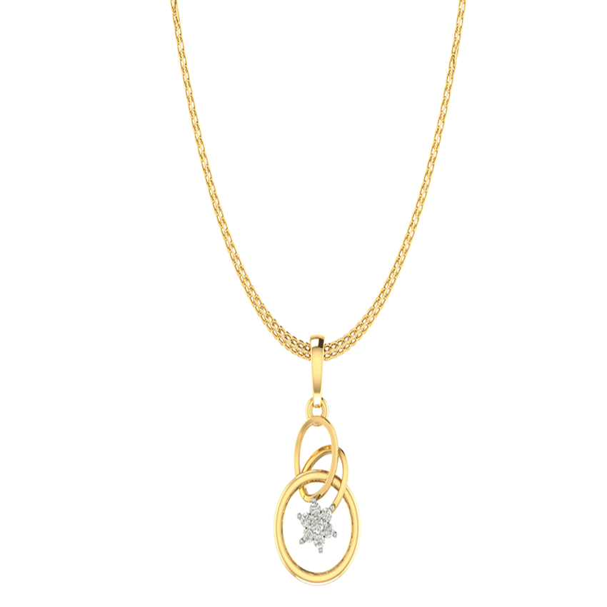 Vintage Glamour Diamond Pendant