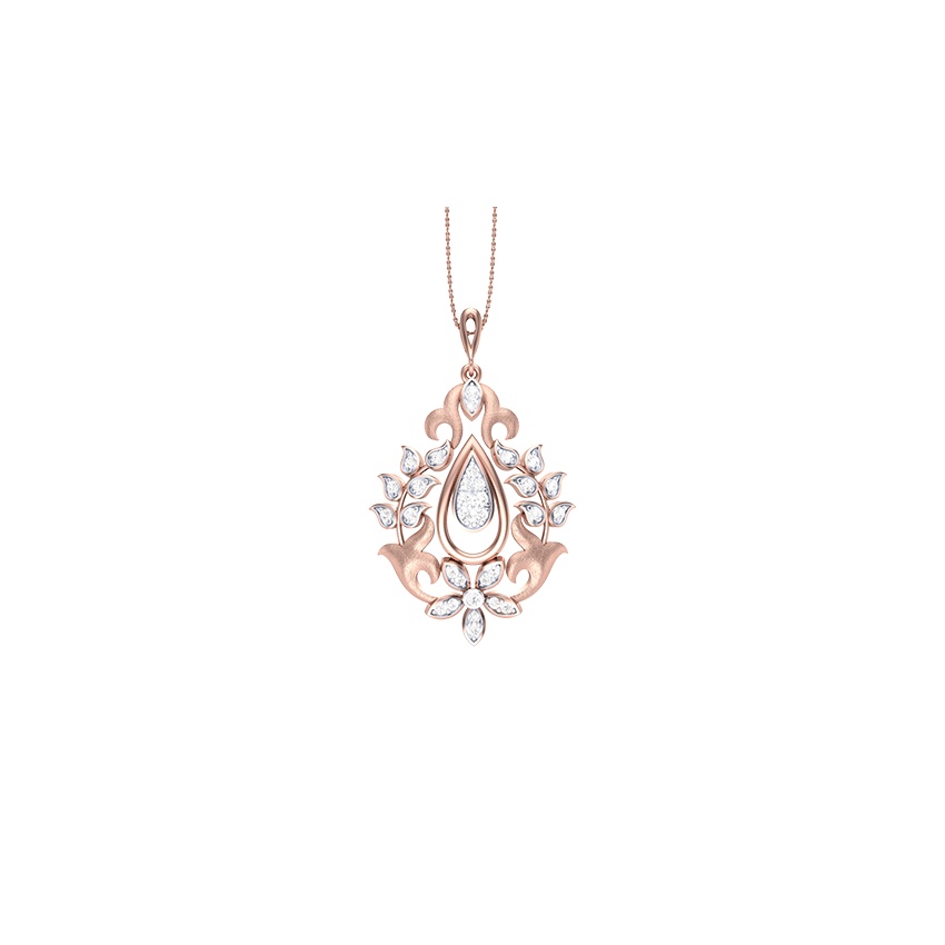 Peridot Shine Diamond Pendant