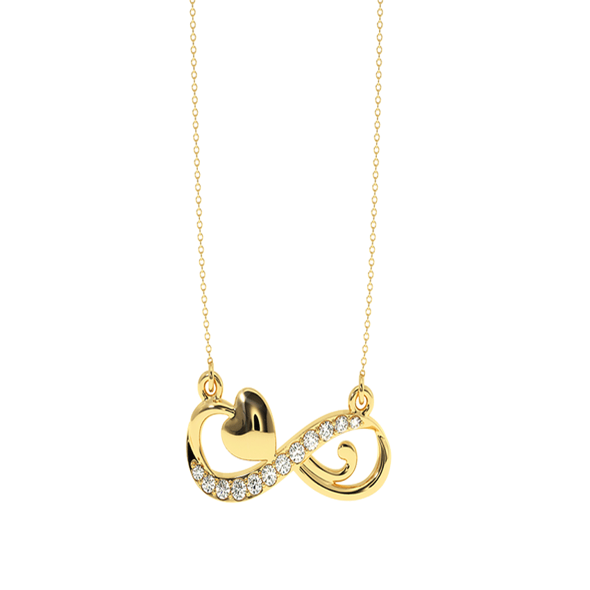 Devoted Heart Diamond Love Pendant