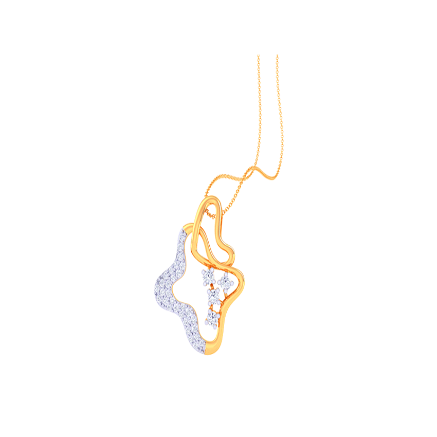 Diamond SilverGlow Pendant