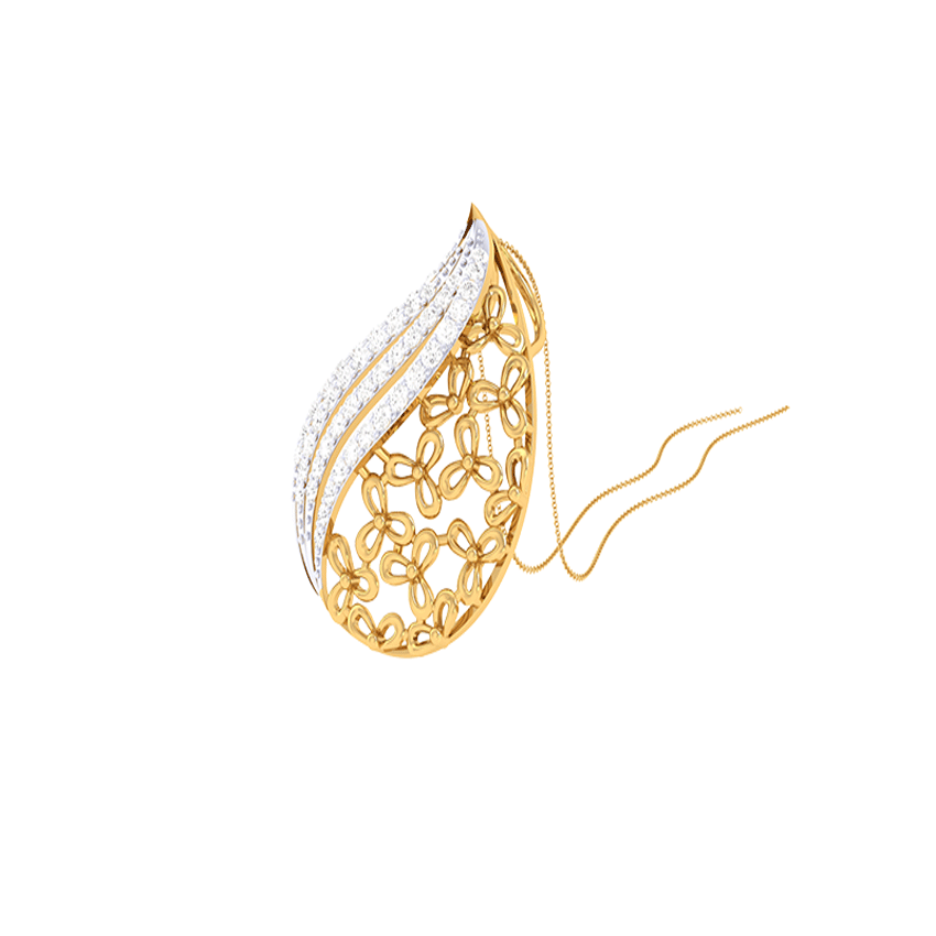 Diamond Aurora Crest Pendant