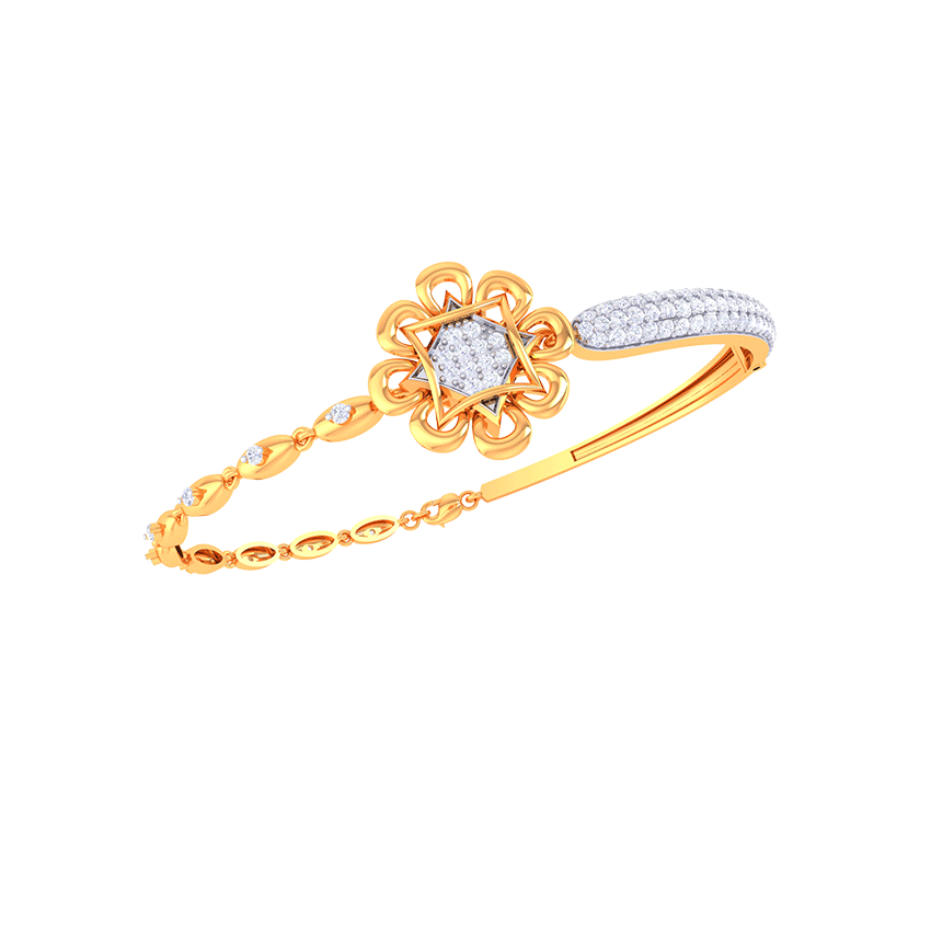 Orchid Beam Diamond Bracelets